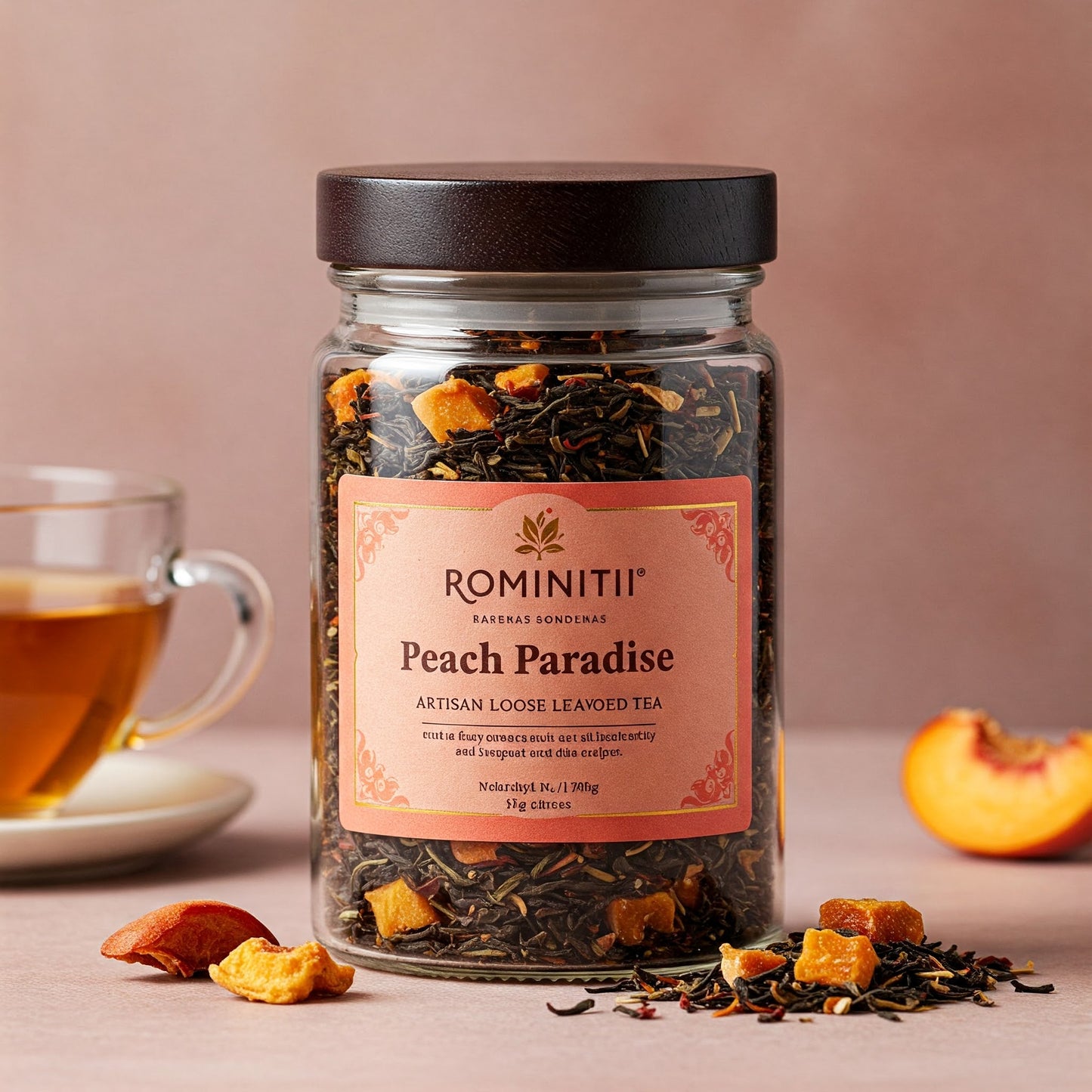 Peach Paradise Artisan Loose Leaf Flavored Tea