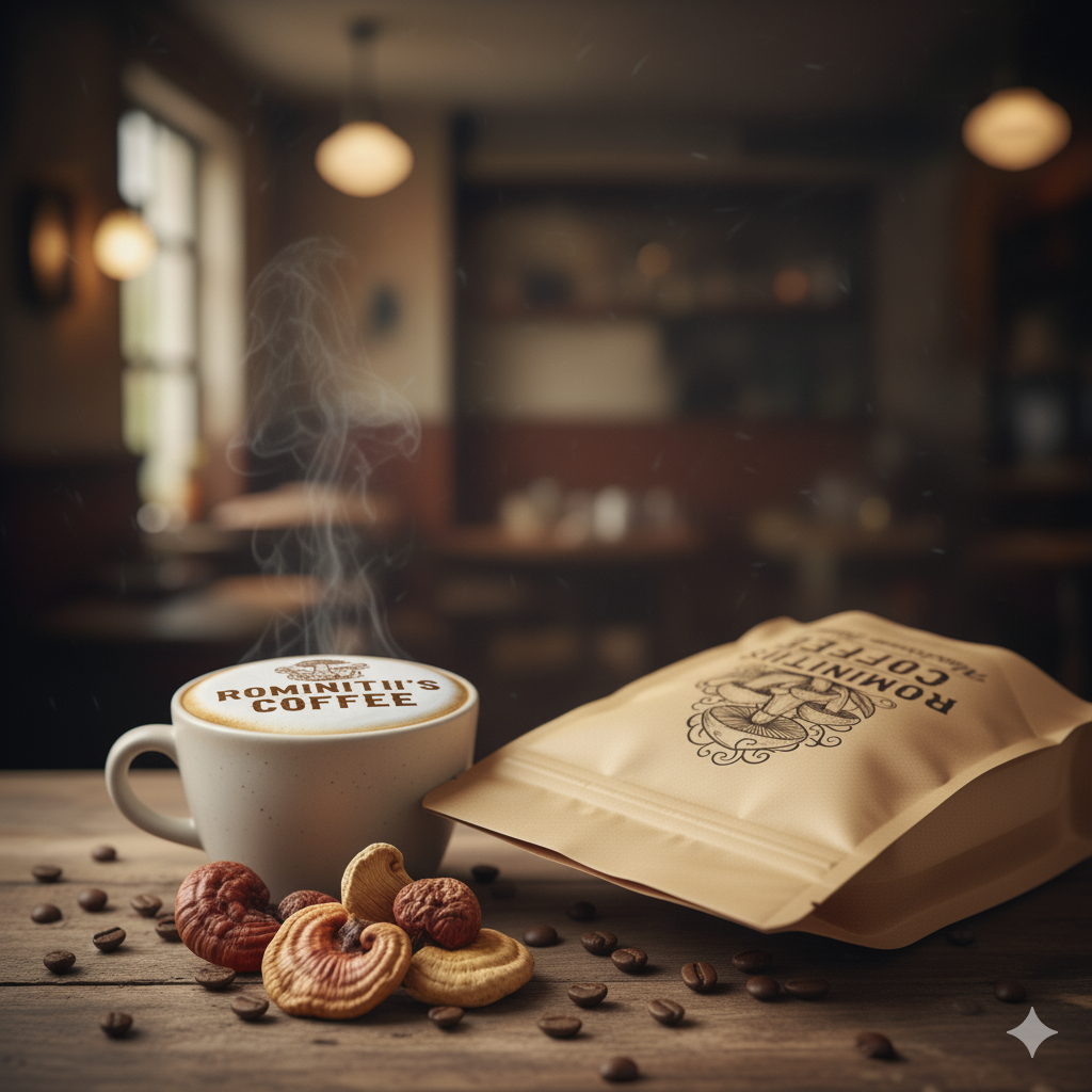 Coffee with Mushrooms Medium Roast