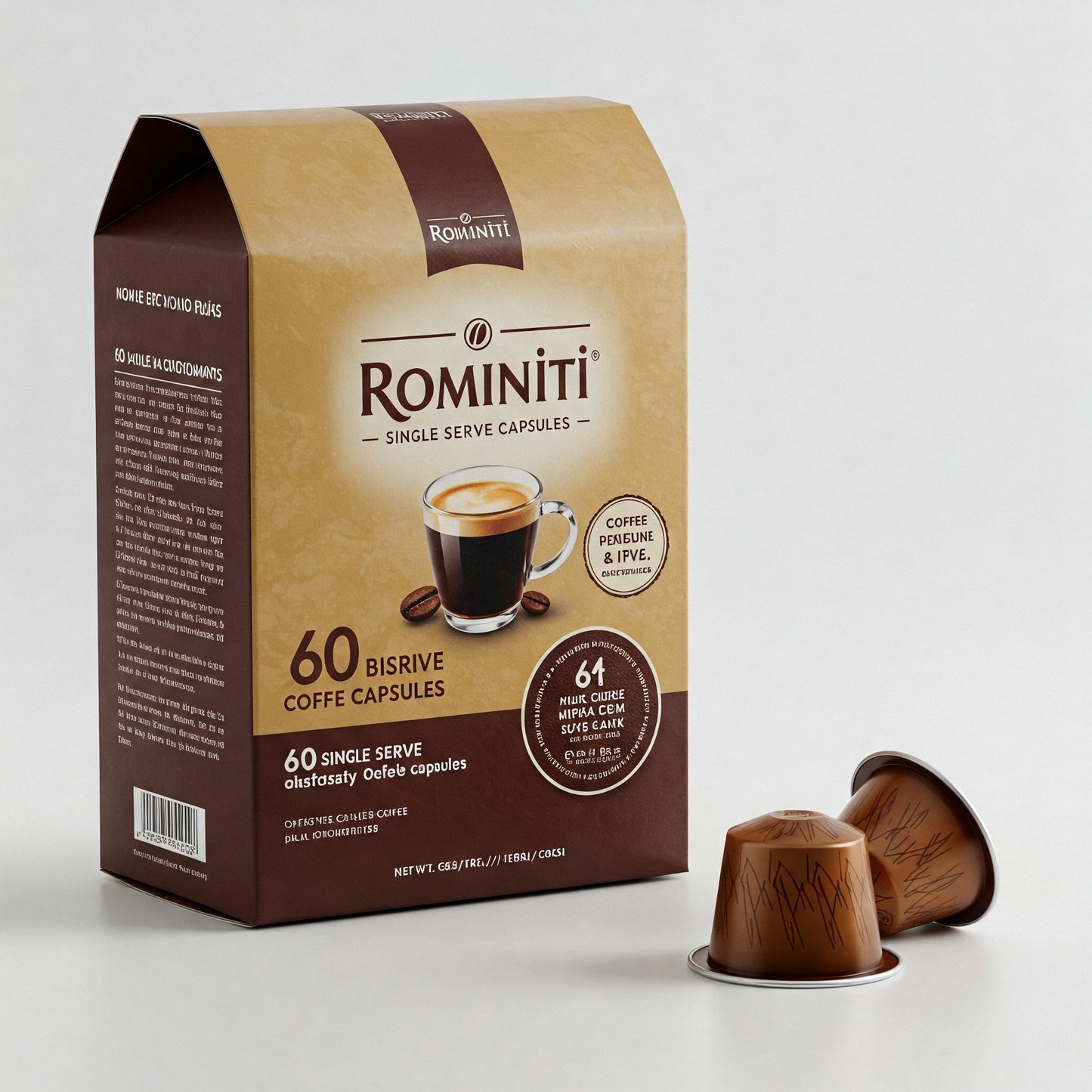 60 Pack Single Serve Coffee Capsules