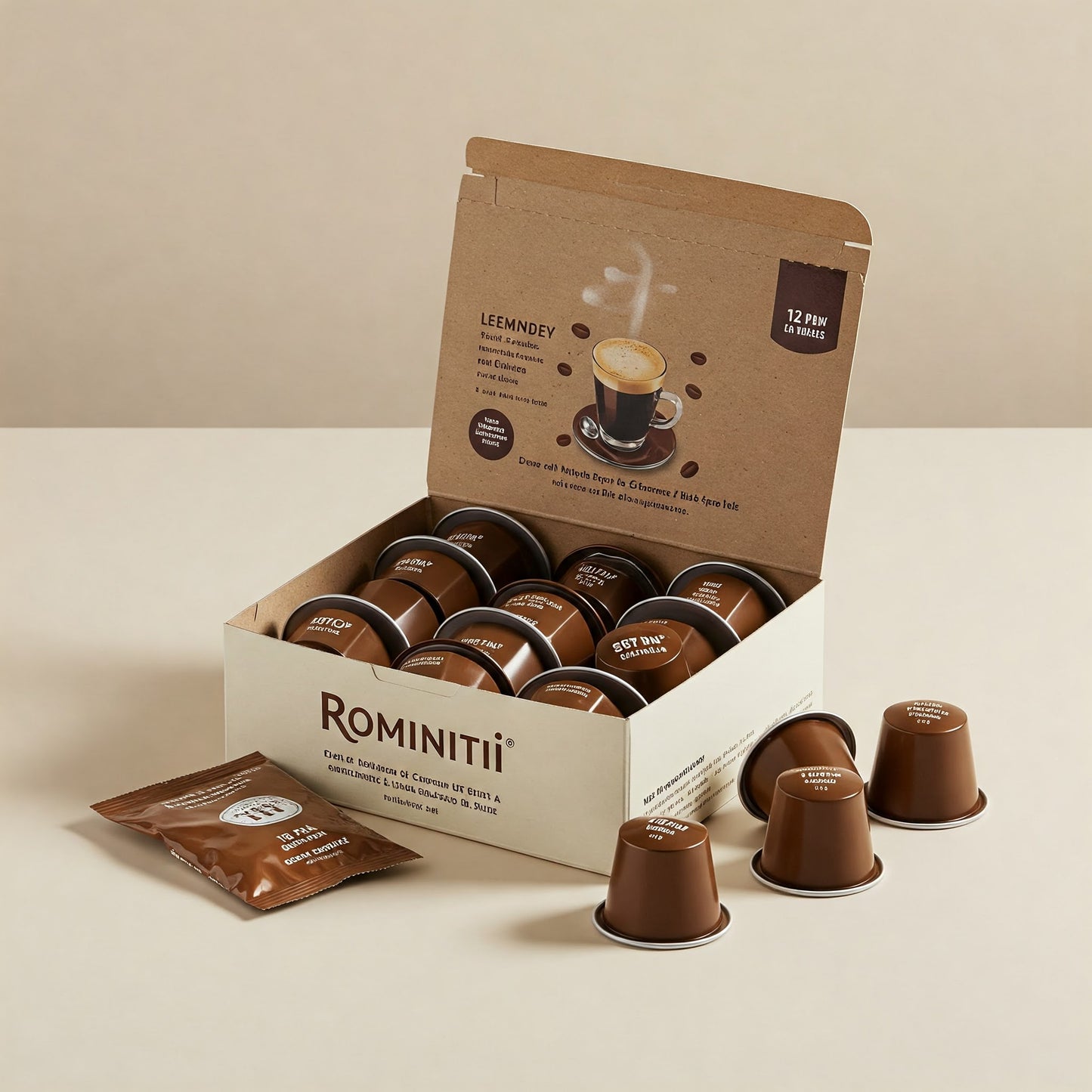 12 Pack Single Serve Coffee Capsules